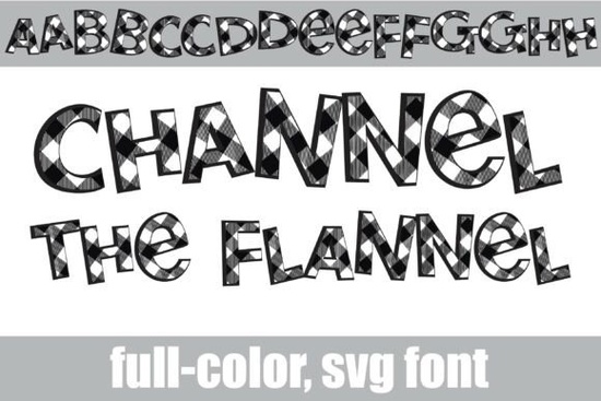 Channel the Flannel Font
